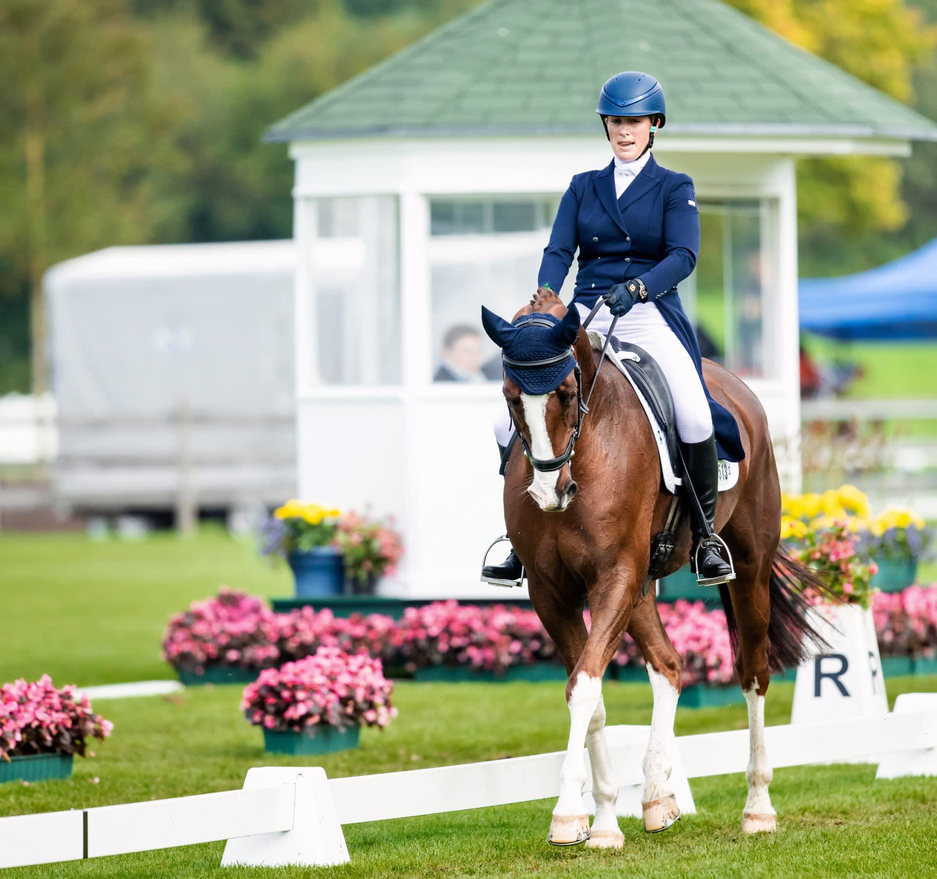 Zara Tindall no cavalo