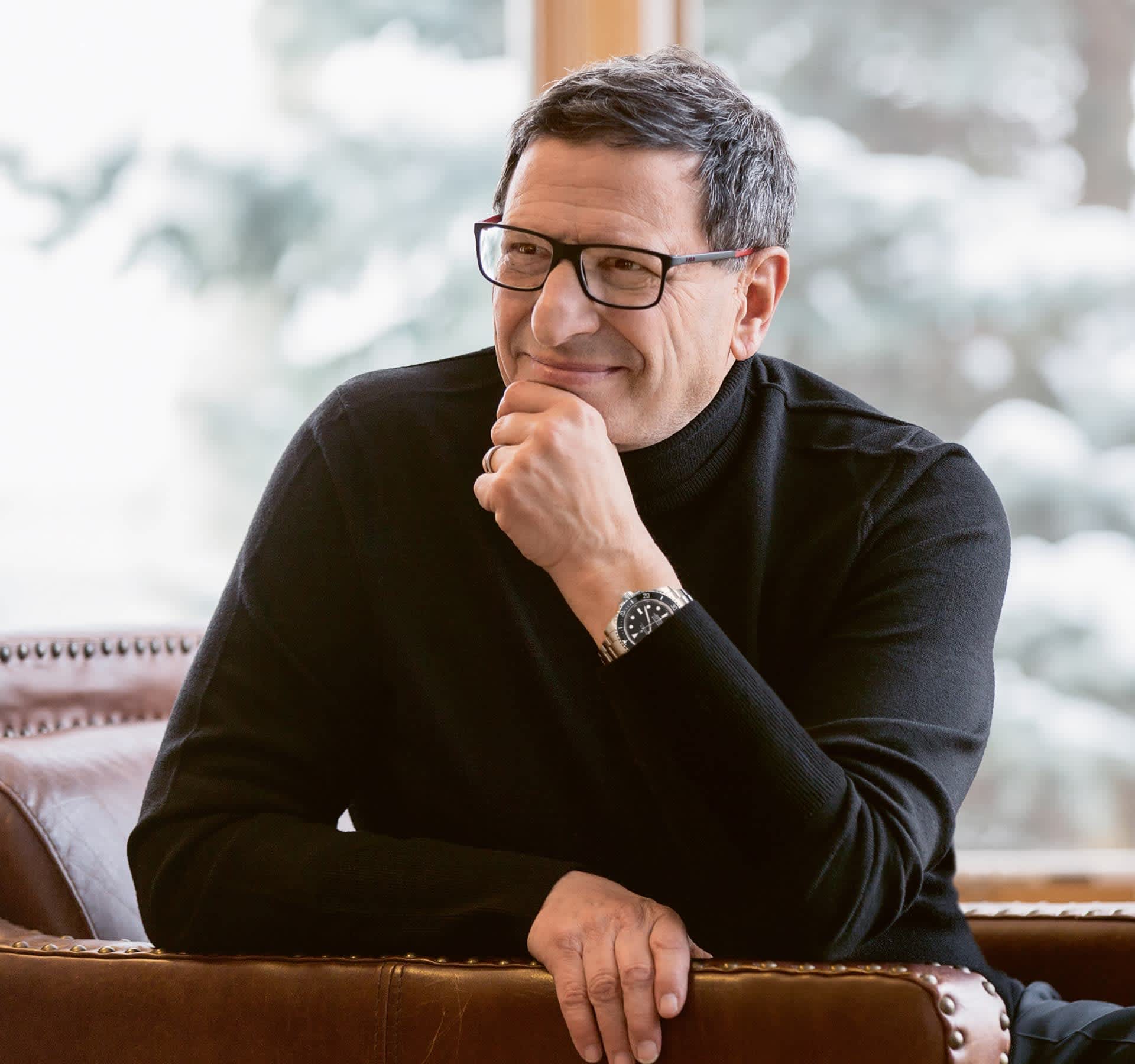 David Doubilet watch on wrist