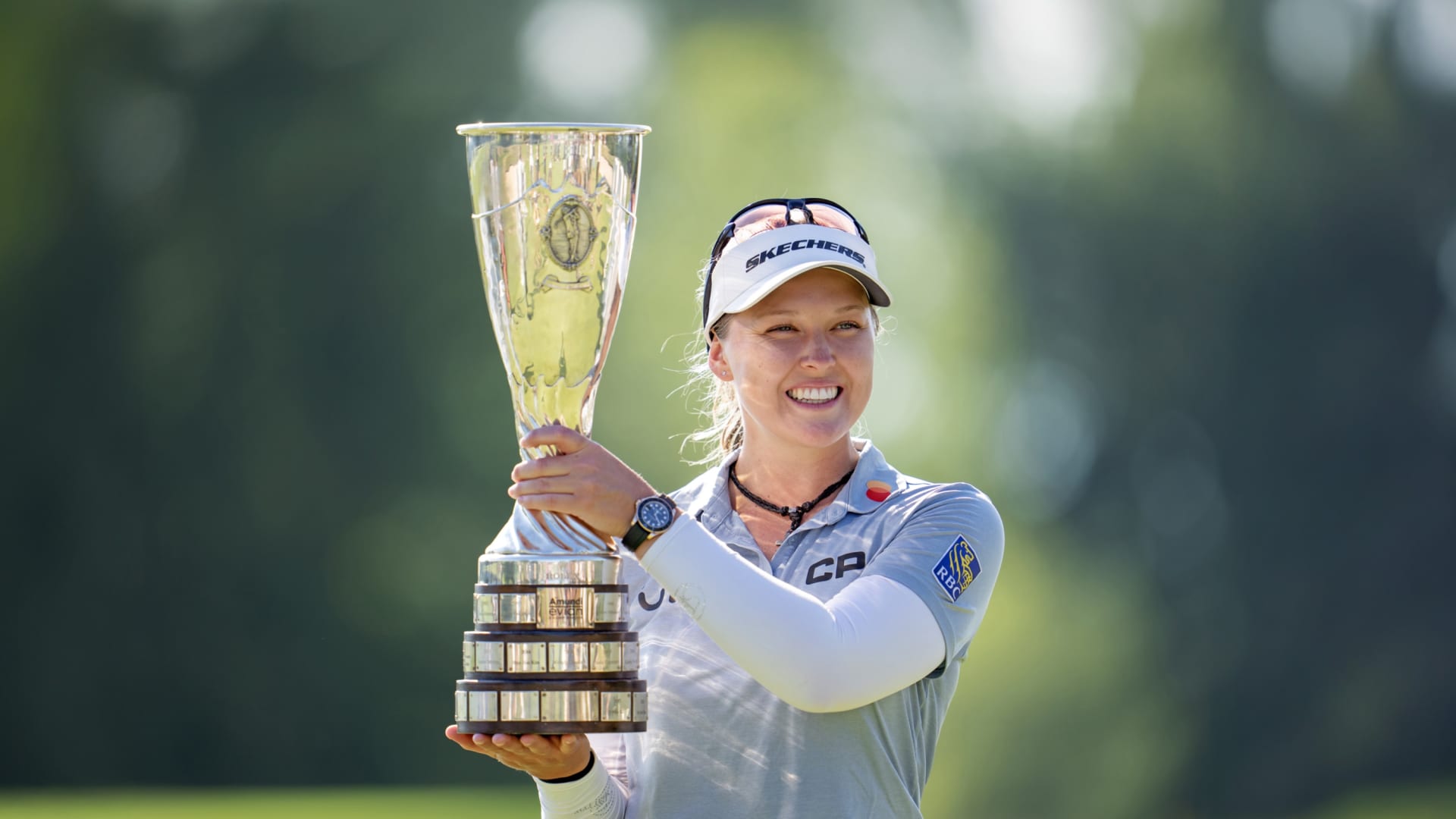 Brooke Henderson Trophäe