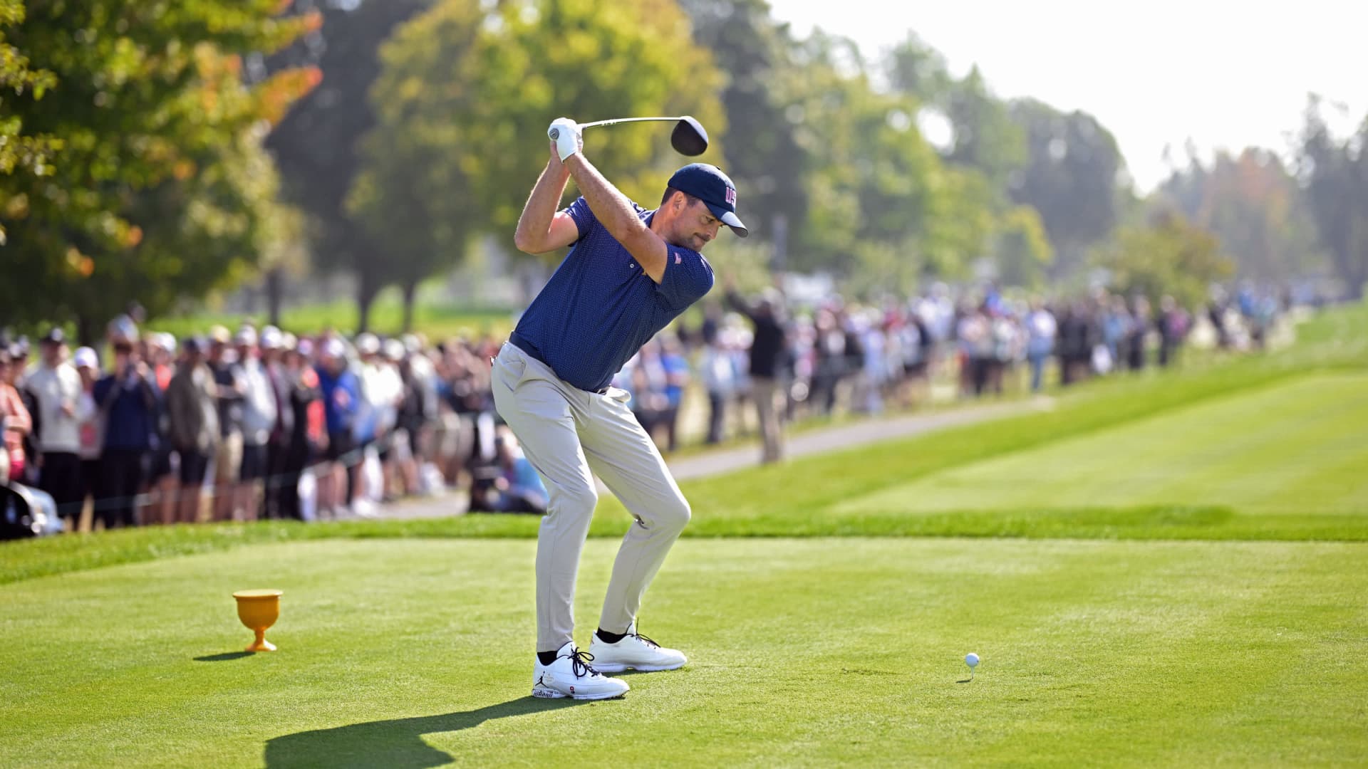 Keegan Bradley auf dem Green