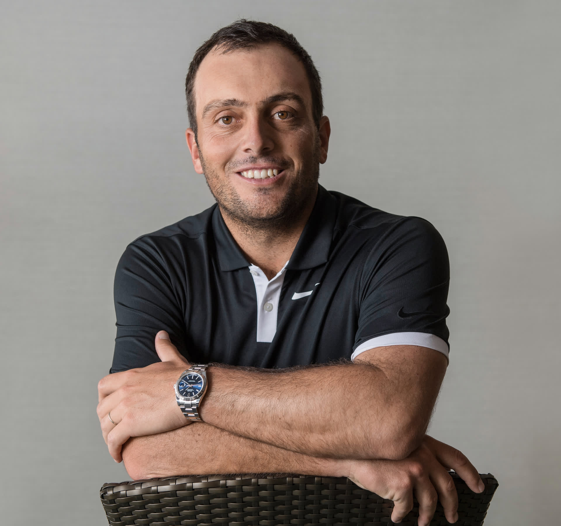 Francesco Molinari Armbanduhr am Handgelenk