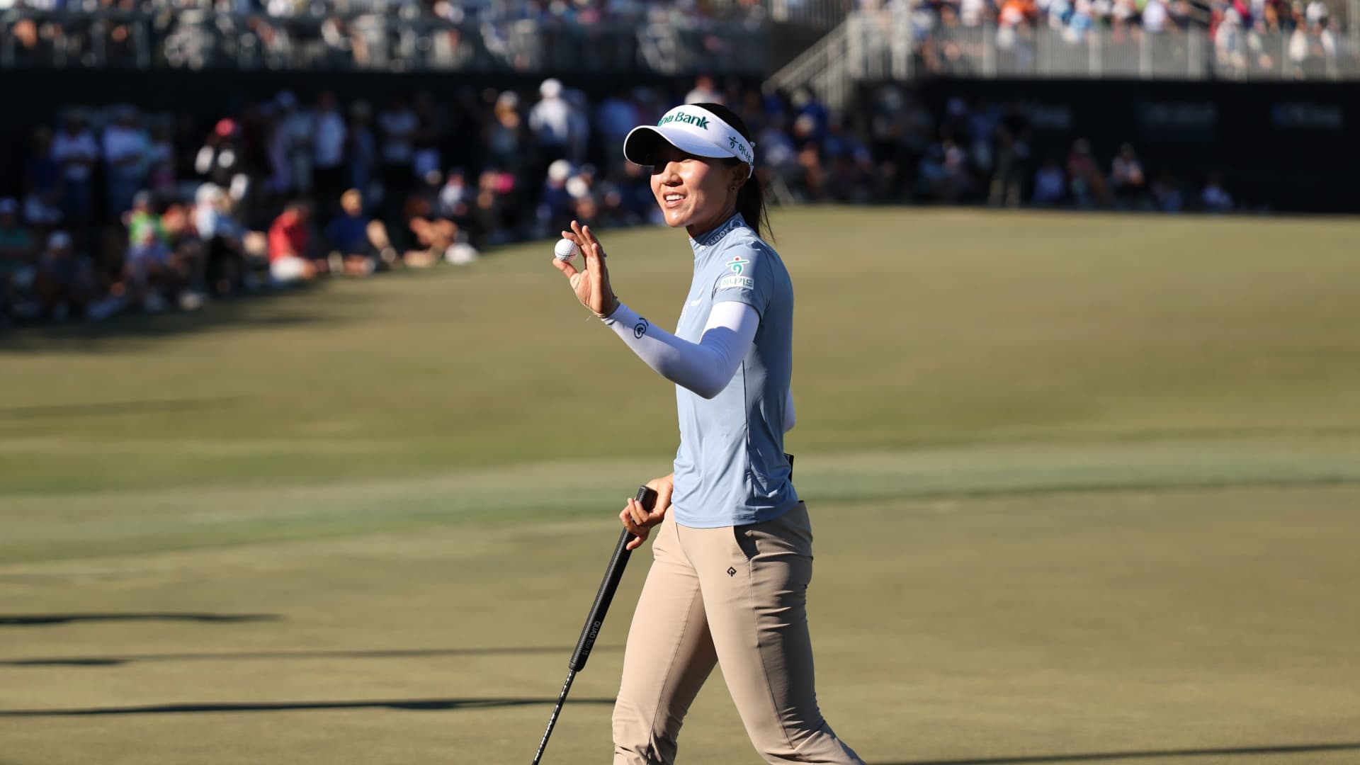 Lydia Ko on the golf course