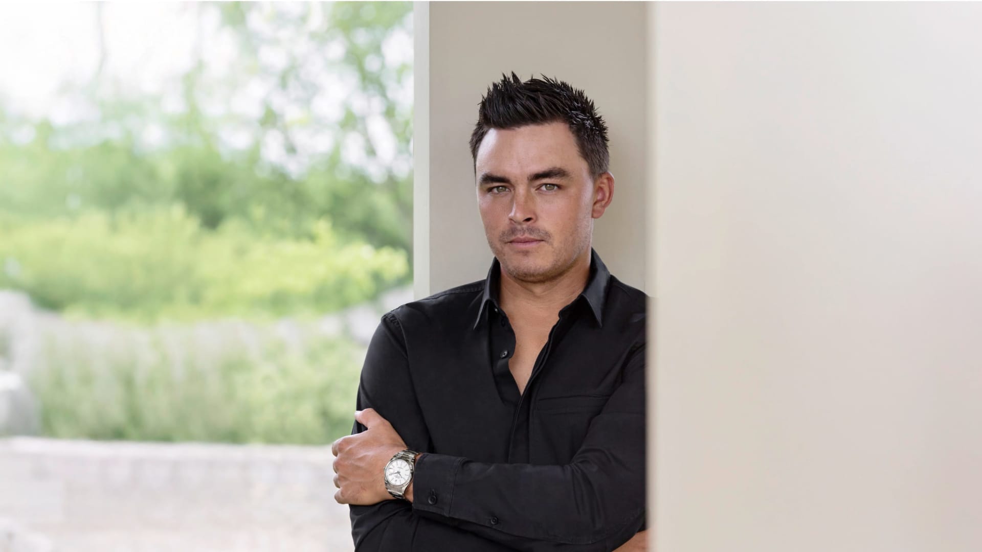 Rickie Fowler Armbanduhr am Handgelenk