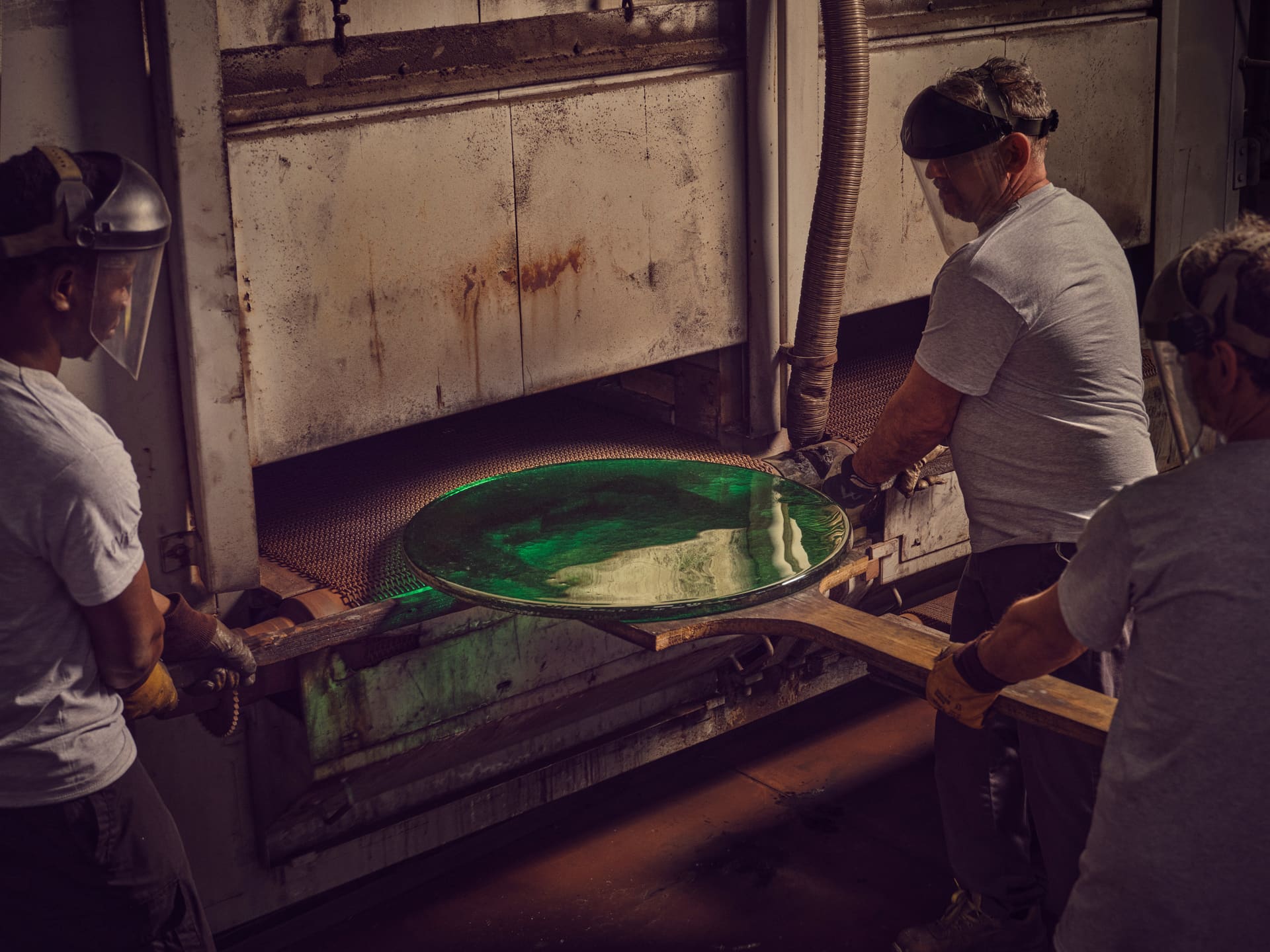 Green glass