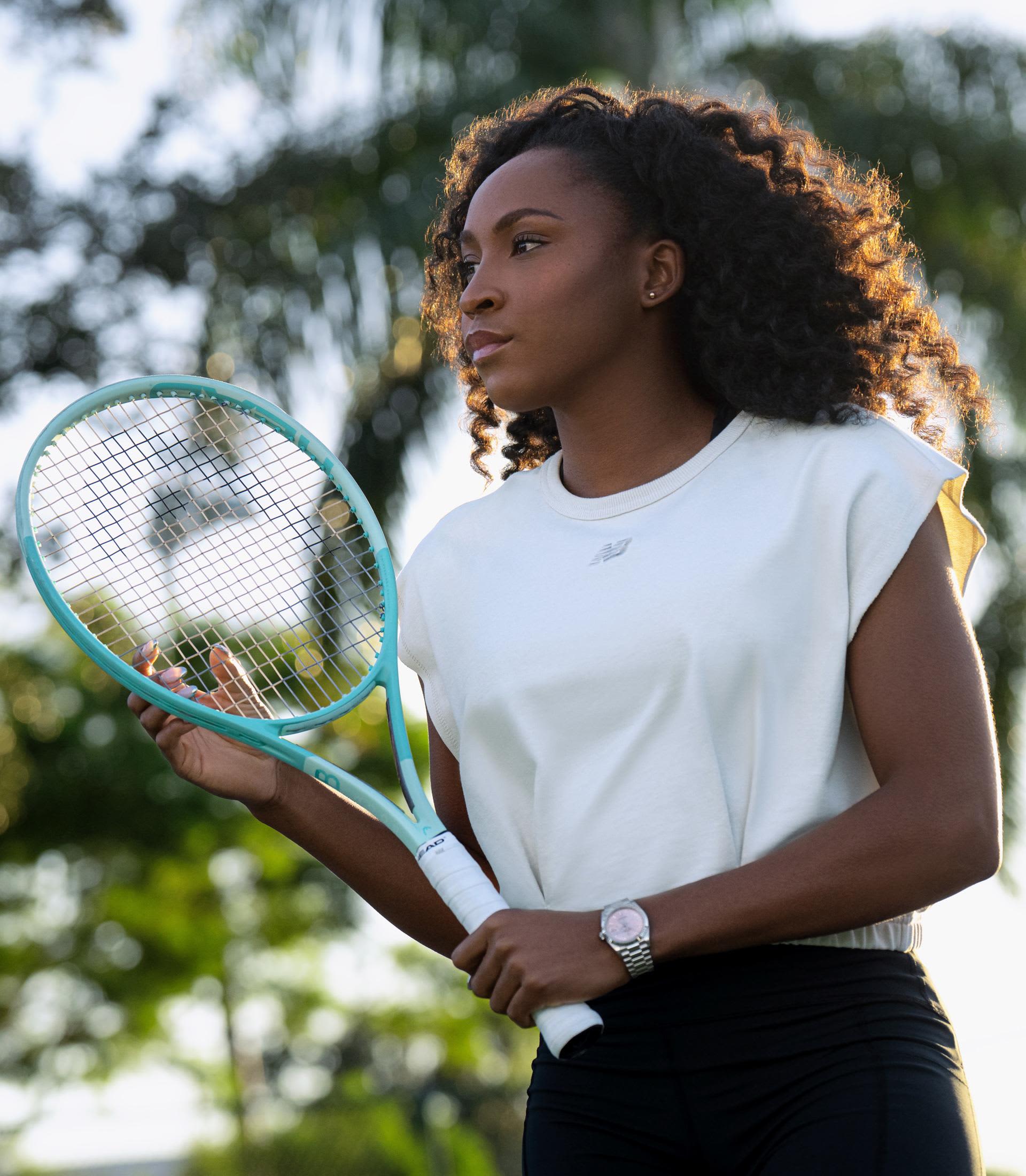 كوكو غوف ترتدي ساعة رولكس أويستر بربتشوال