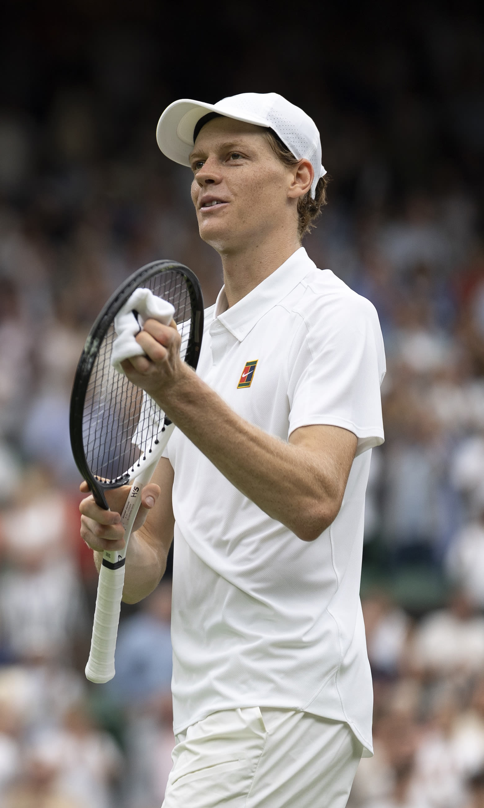 Jannik Sinner beim Spiel