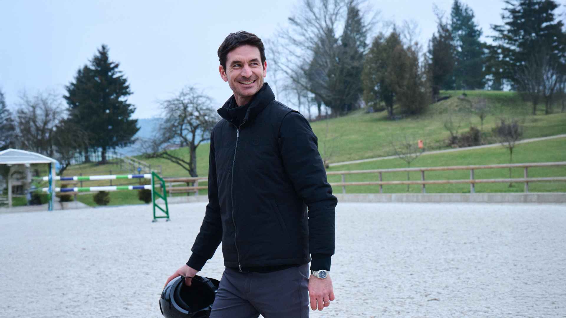 Steve Guerdat com relógio no pulso