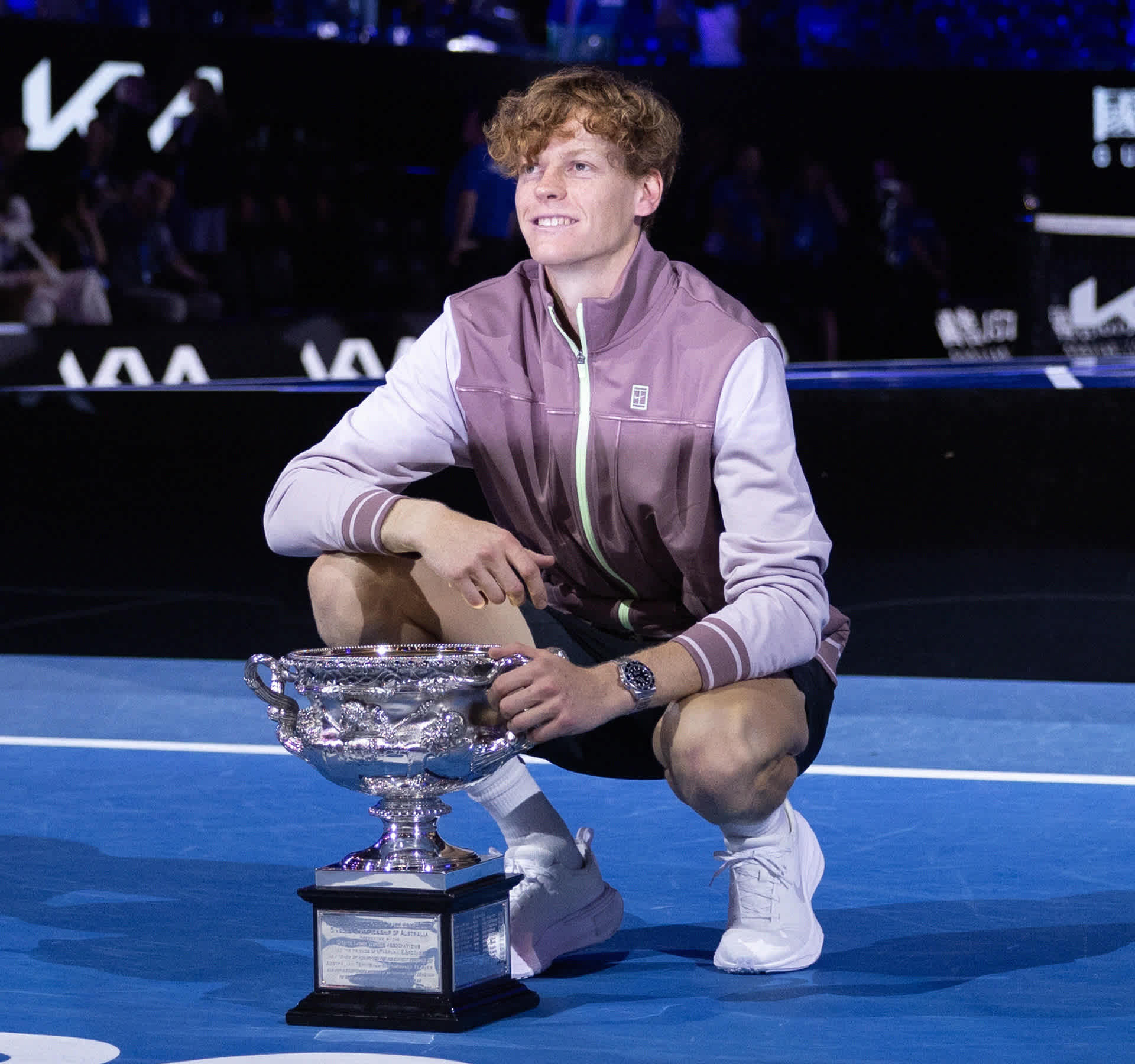 Jannik Sinner Australian Open Trophäe