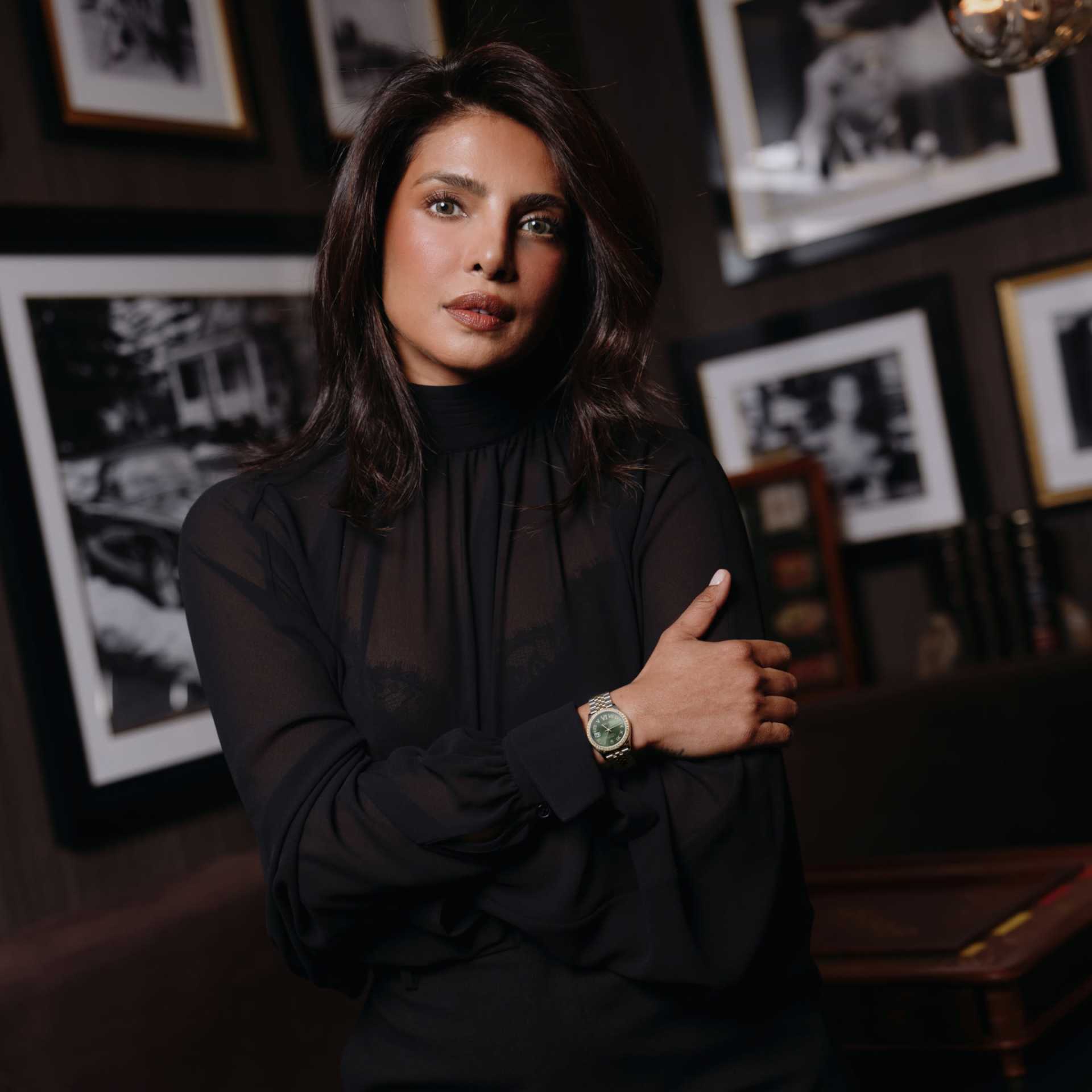 Priyanka in black 