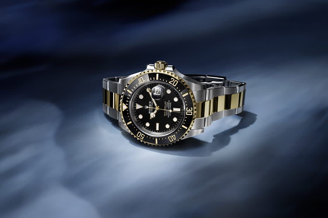 Rolex watch golden colour on sale