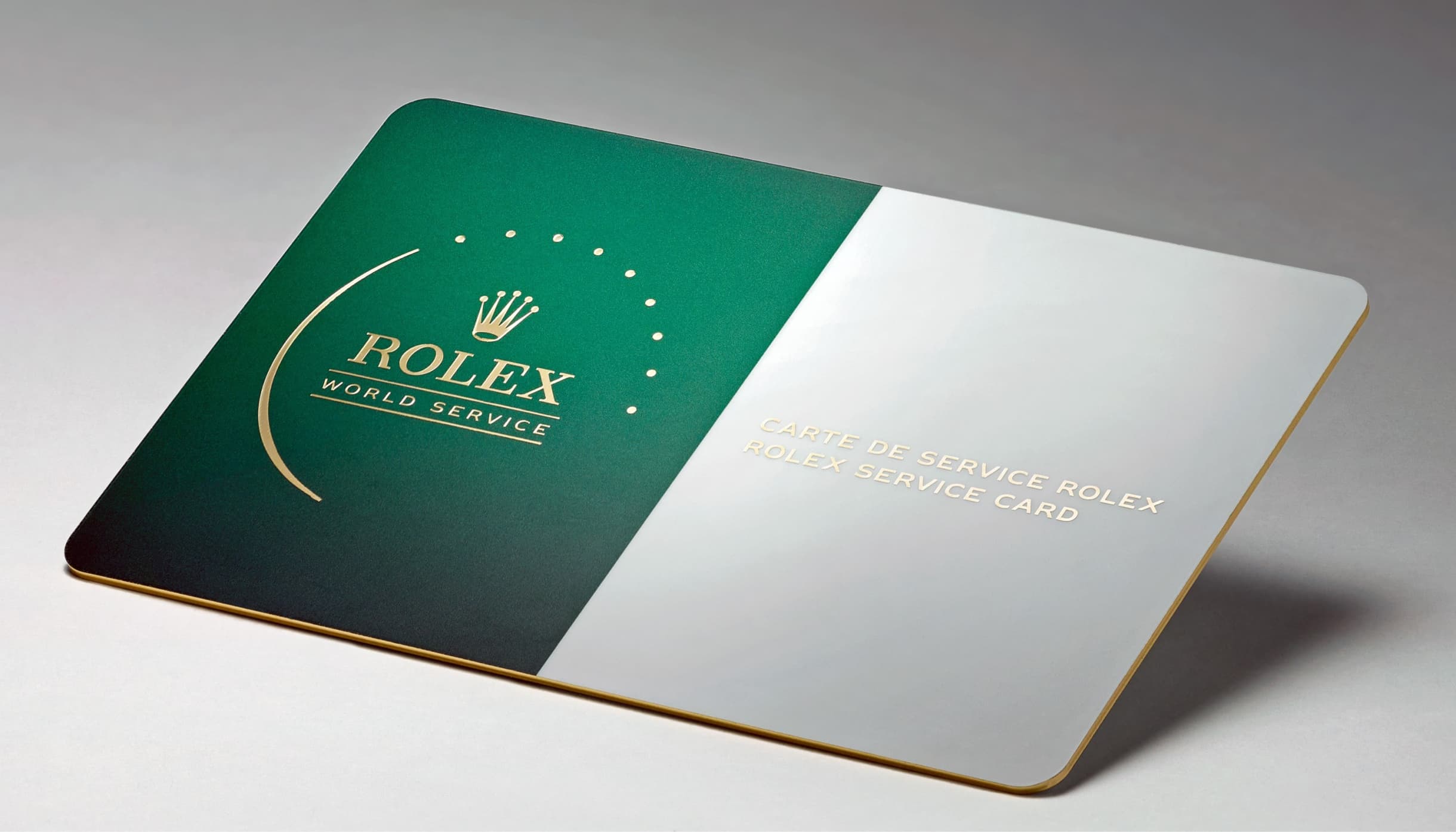Rolex service card deals