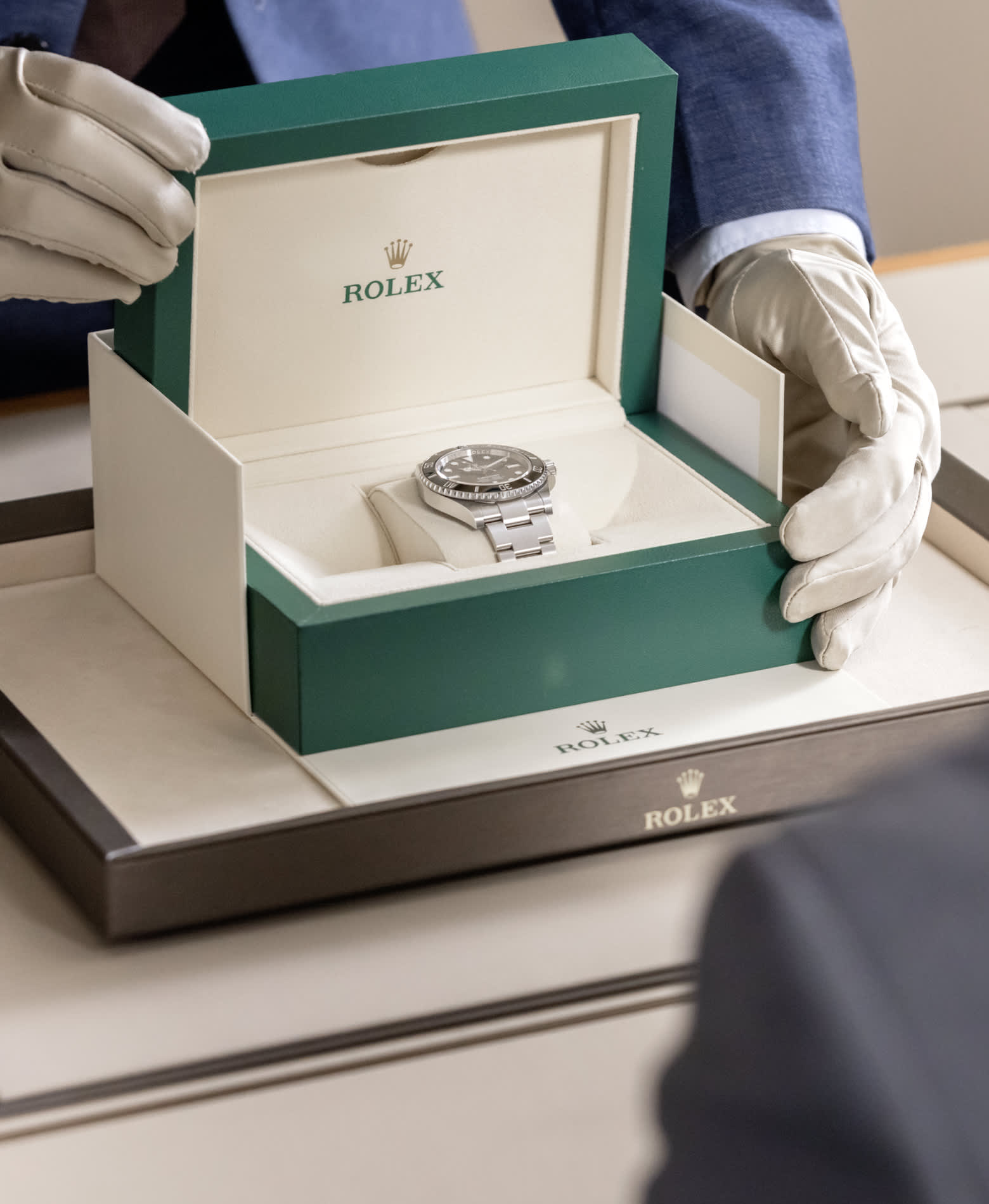 Rolex with box hot sale