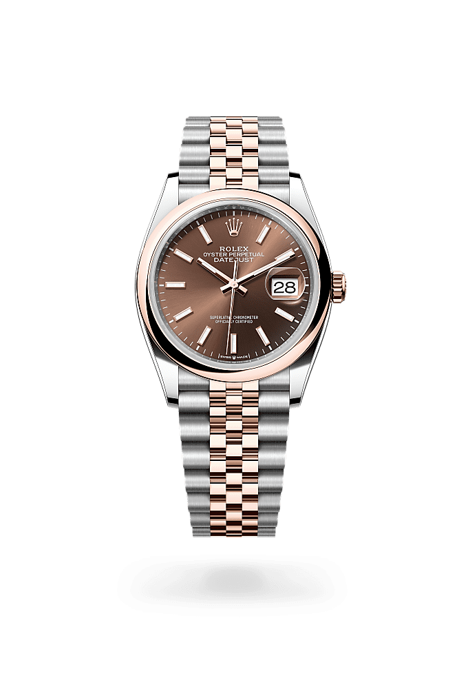 Datejust 36 - Oyster, 36 mm, Oystersteel and Everose gold