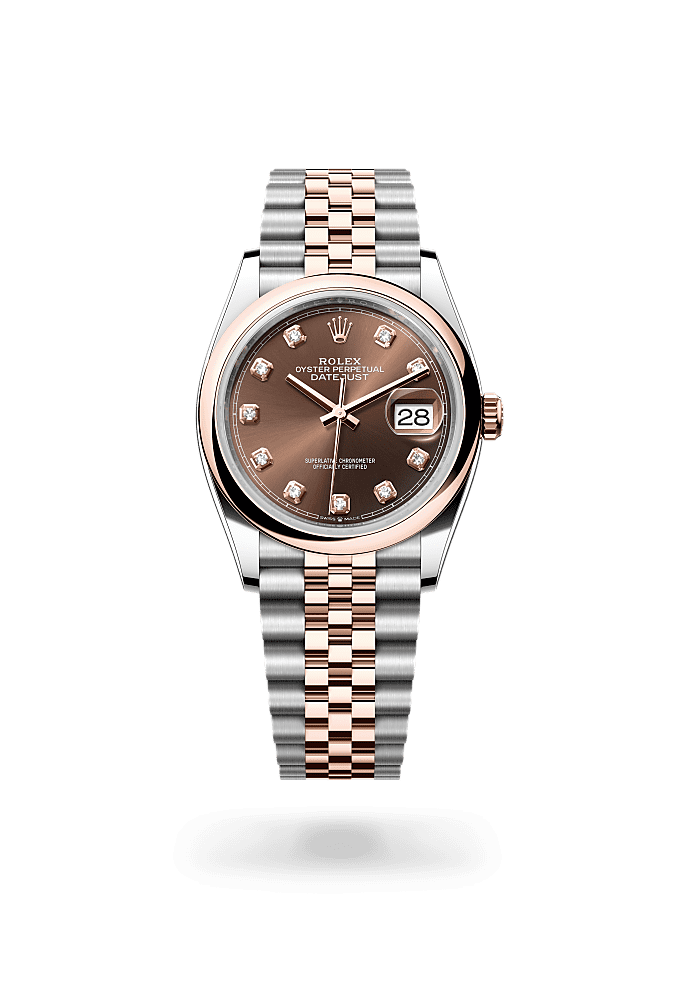 Datejust 36 - Oyster, 36 mm, Oystersteel and Everose gold - New model