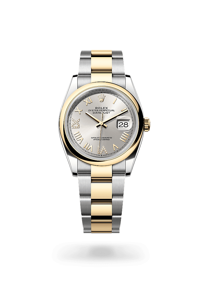 Datejust 36 - Oyster, 36 mm, Oystersteel and yellow gold - New model