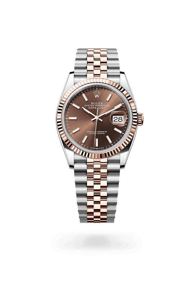 Datejust 36 - Oyster, 36 mm, Oystersteel and Everose gold