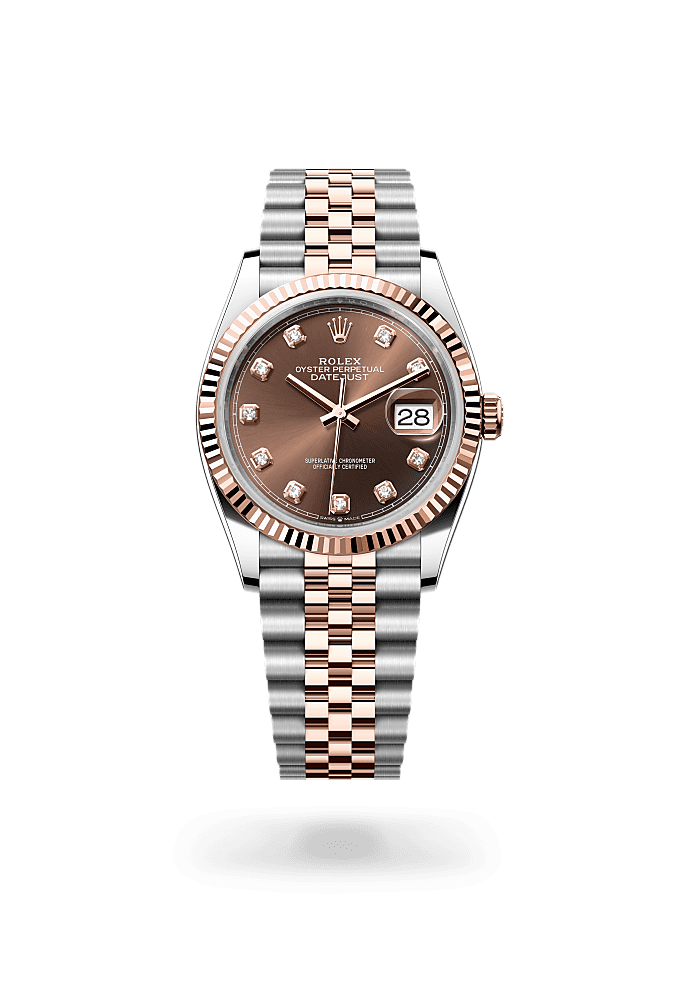 Datejust 36 - Oyster, 36 mm, Oystersteel and Everose gold - New model