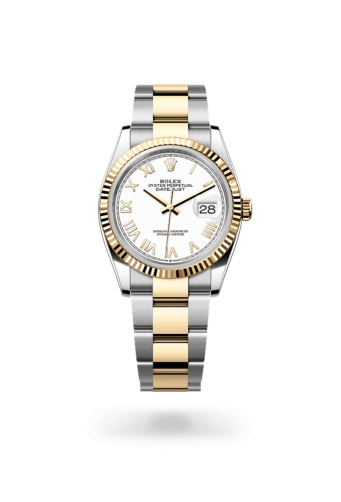 Datejust 36 - Oyster, 36 mm, Oystersteel and yellow gold - New model