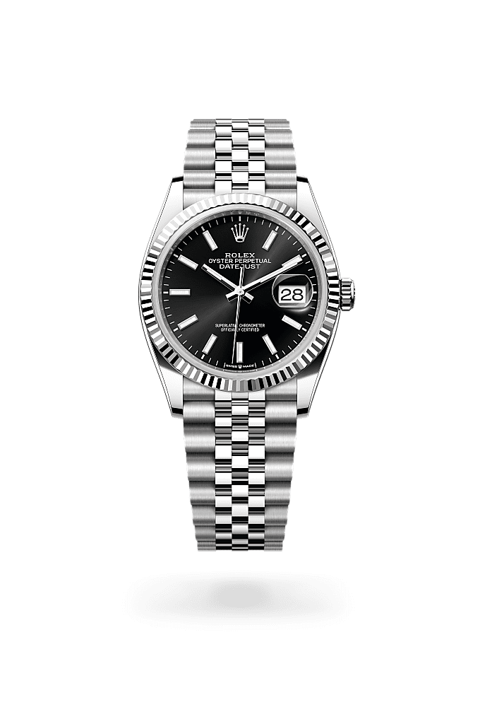 Datejust 36 - Oyster, 36 mm, Oystersteel and white gold