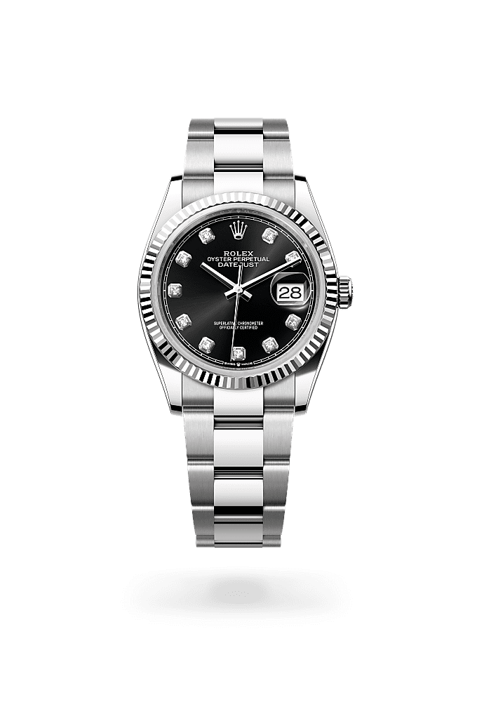 Datejust 36 - Oyster, 36 mm, Oystersteel and white gold