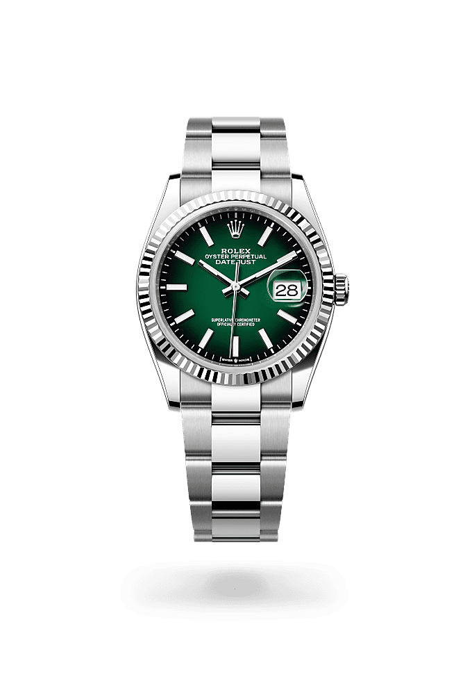 Datejust 36 - Oyster, 36 mm, Oystersteel and white gold - New model