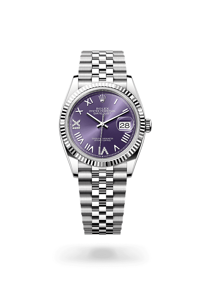 Datejust 36 - Oyster, 36 mm, Oystersteel and white gold - New model