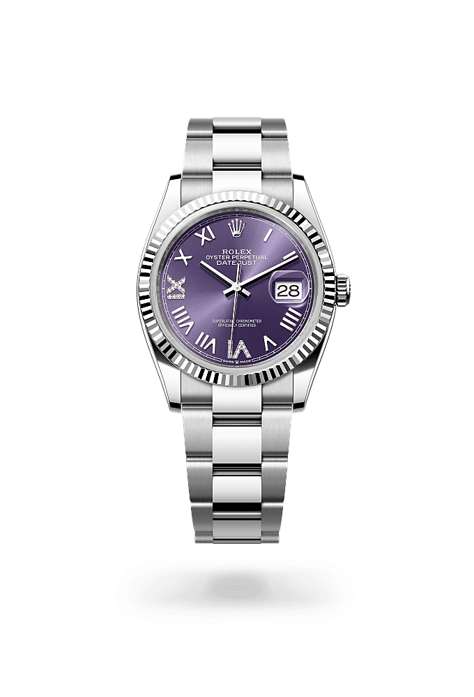Datejust 36 - Oyster, 36 mm, Oystersteel and white gold - New model