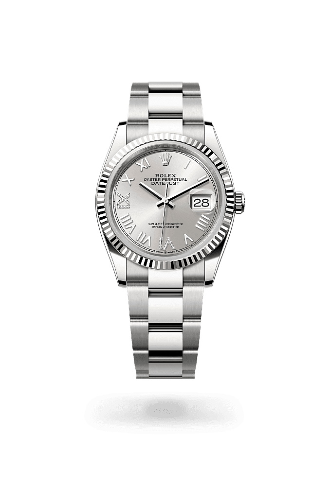 Datejust 36 - Oyster, 36 mm, Oystersteel and white gold - New model