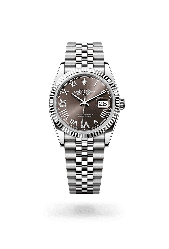 Datejust 36 - Oyster, 36 mm, Oystersteel and white gold - New model