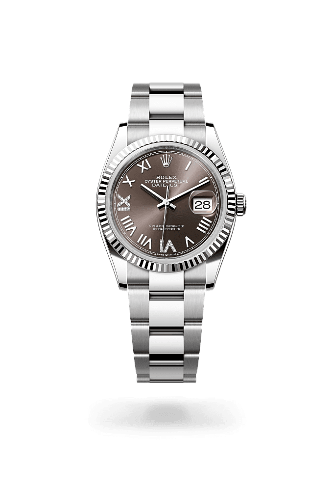 Datejust 36 - Oyster, 36 mm, Oystersteel and white gold - New model