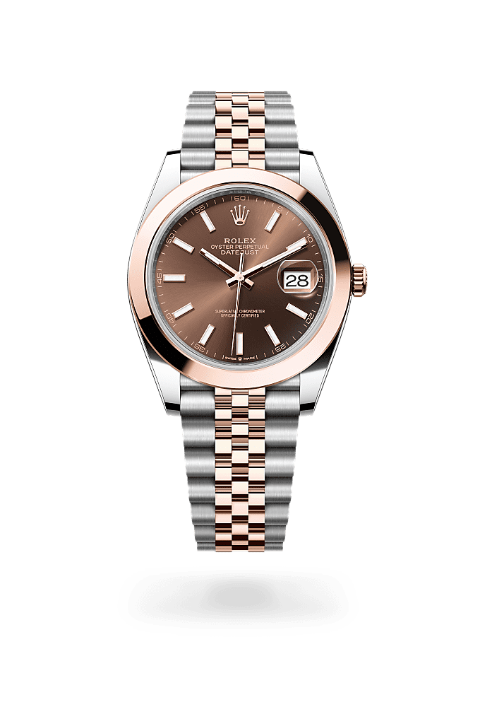 Datejust 41 - Oyster, 41 mm, Oystersteel and Everose gold