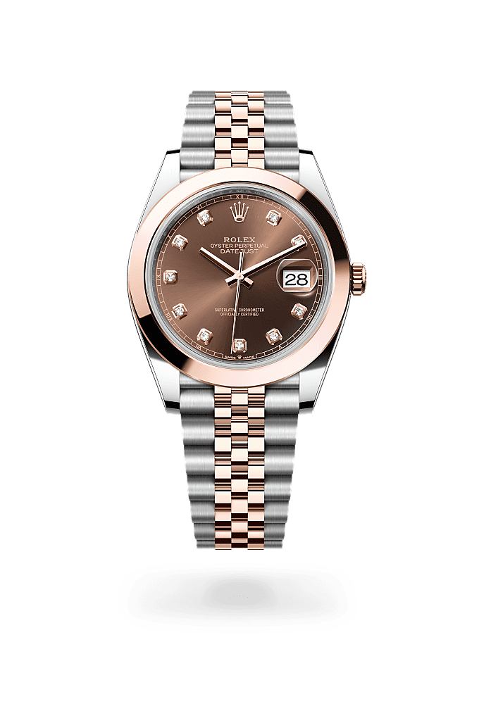 Datejust 41 - Oyster, 41 mm, Oystersteel and Everose gold