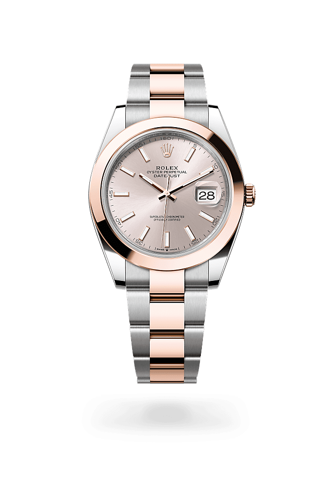 Datejust 41 - Oyster, 41 mm, Oystersteel and Everose gold
