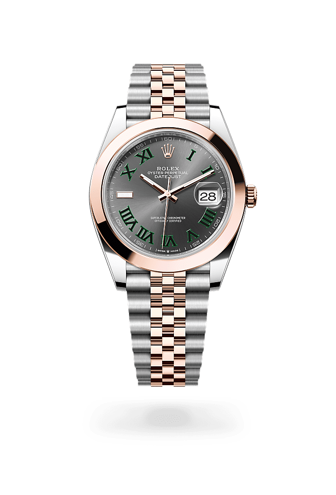 Datejust 41 - Oyster, 41 mm, Oystersteel and Everose gold