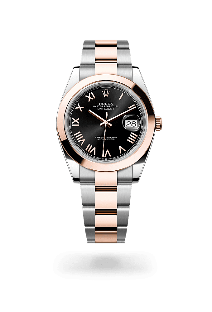 Datejust 41 - Oyster, 41 mm, Oystersteel and Everose gold - New model