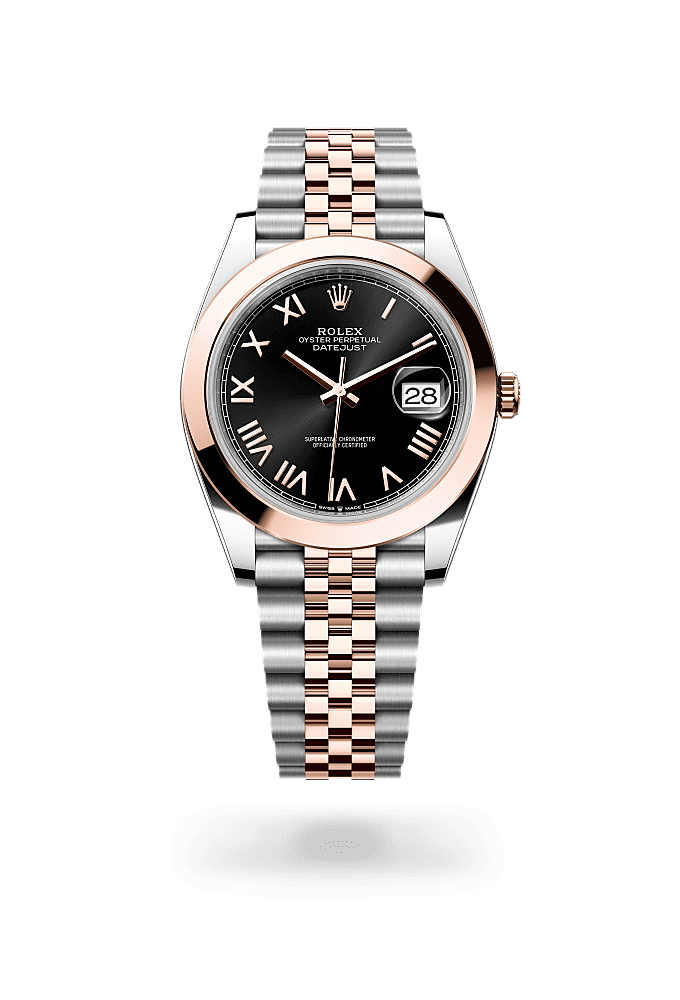 Datejust 41 - Oyster, 41 mm, Oystersteel and Everose gold - New model