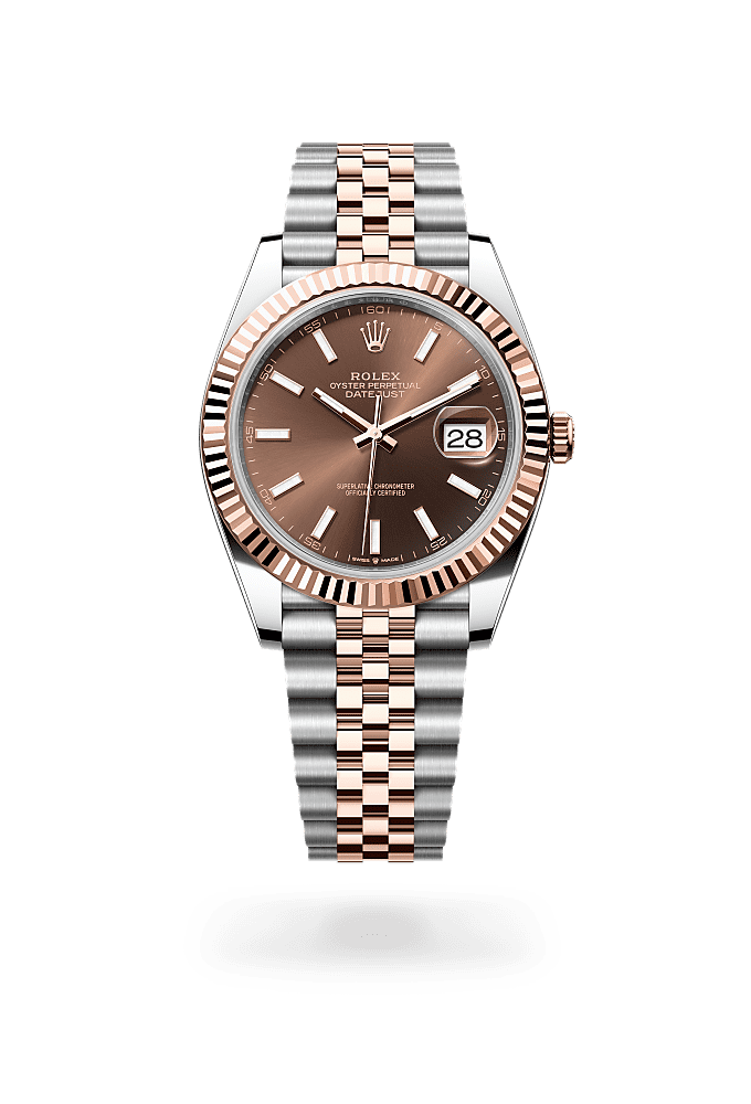 Datejust 41 - Oyster, 41 mm, Oystersteel and Everose gold