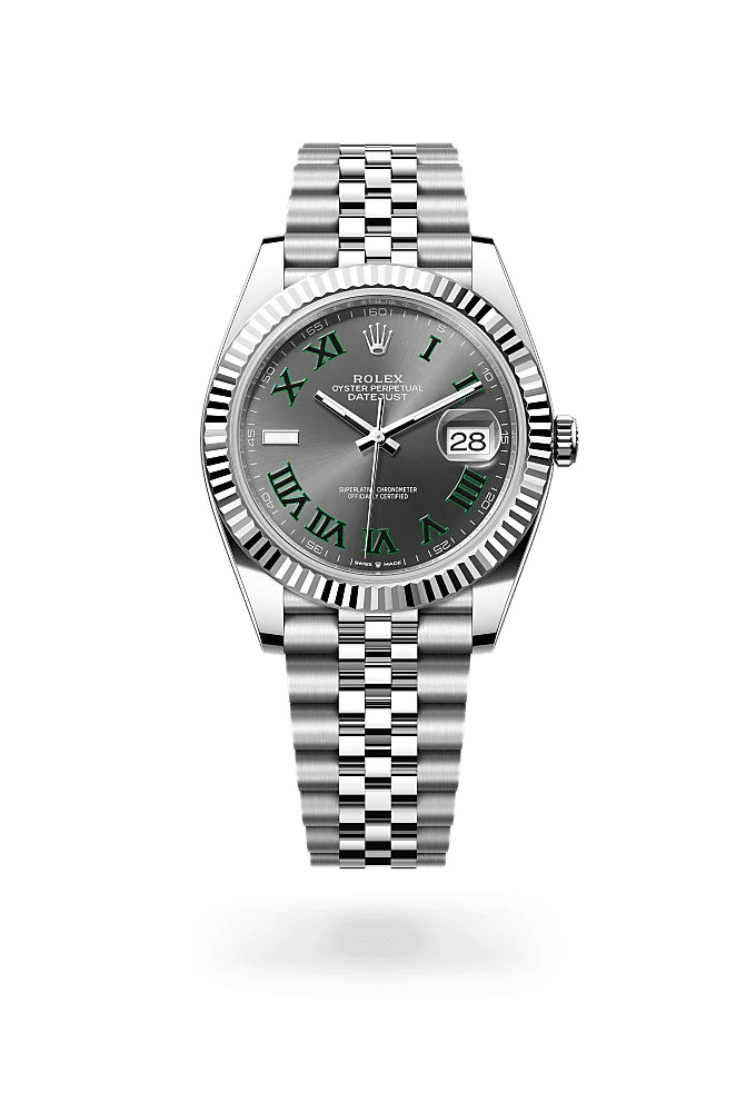 Datejust 41 - Oyster, 41 mm, Oystersteel and white gold