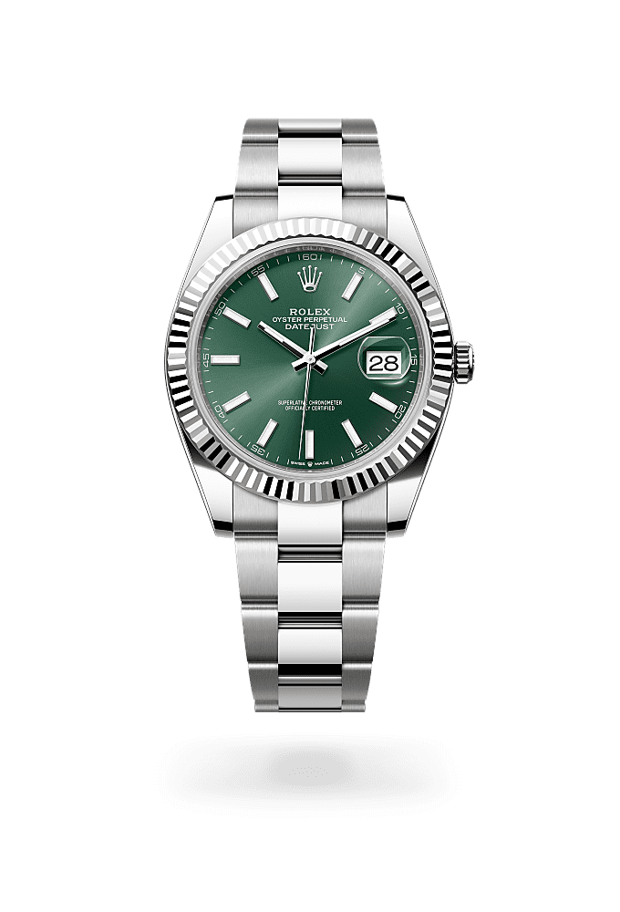 Datejust 41 - Oyster, 41 mm, Oystersteel and white gold