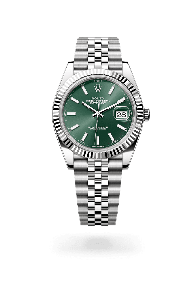 Datejust 41 - Oyster, 41 mm, Oystersteel and white gold