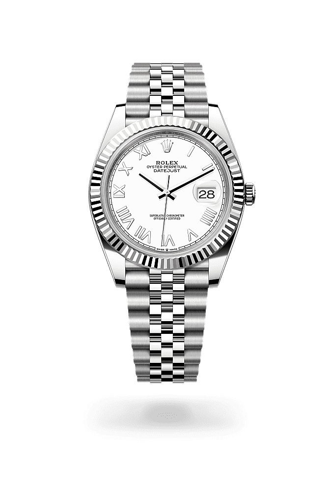 Datejust 41 - Oyster, 41 mm, Oystersteel and white gold - New model
