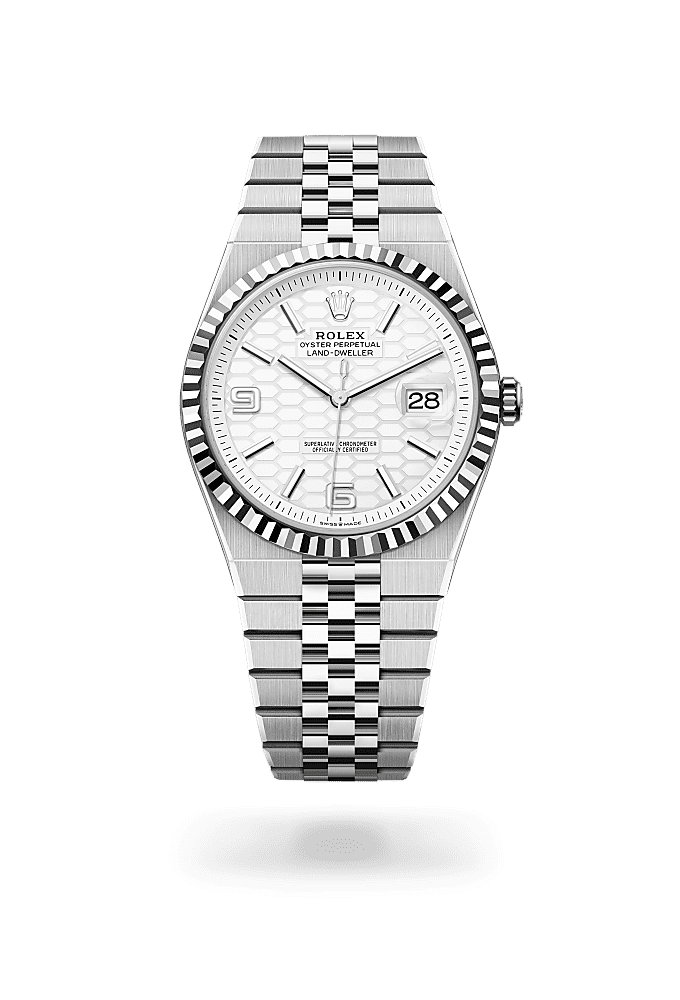 Land-Dweller 40 - Oyster, 40 mm, Oystersteel and white gold