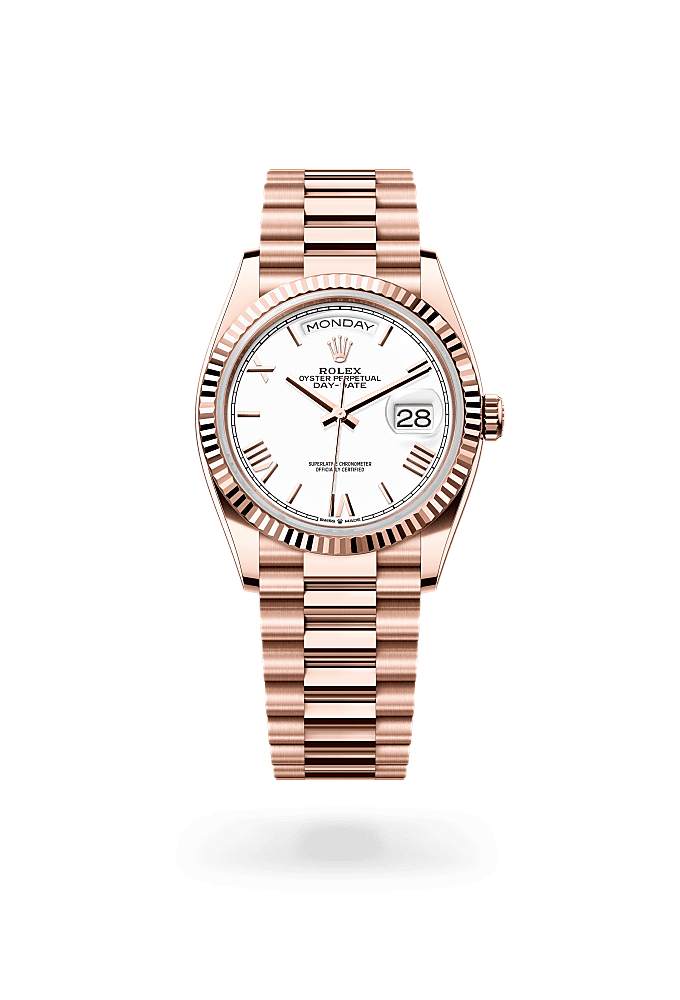 Day-Date 36 - Oyster, 36 mm, Everose gold