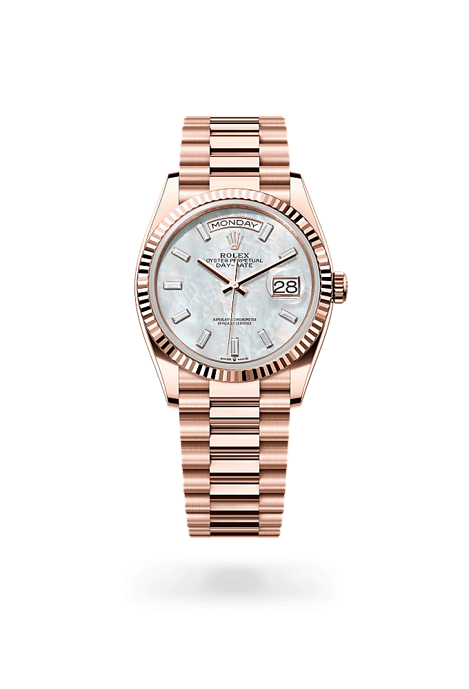 Day-Date 36 - Oyster, 36 mm, Everose gold