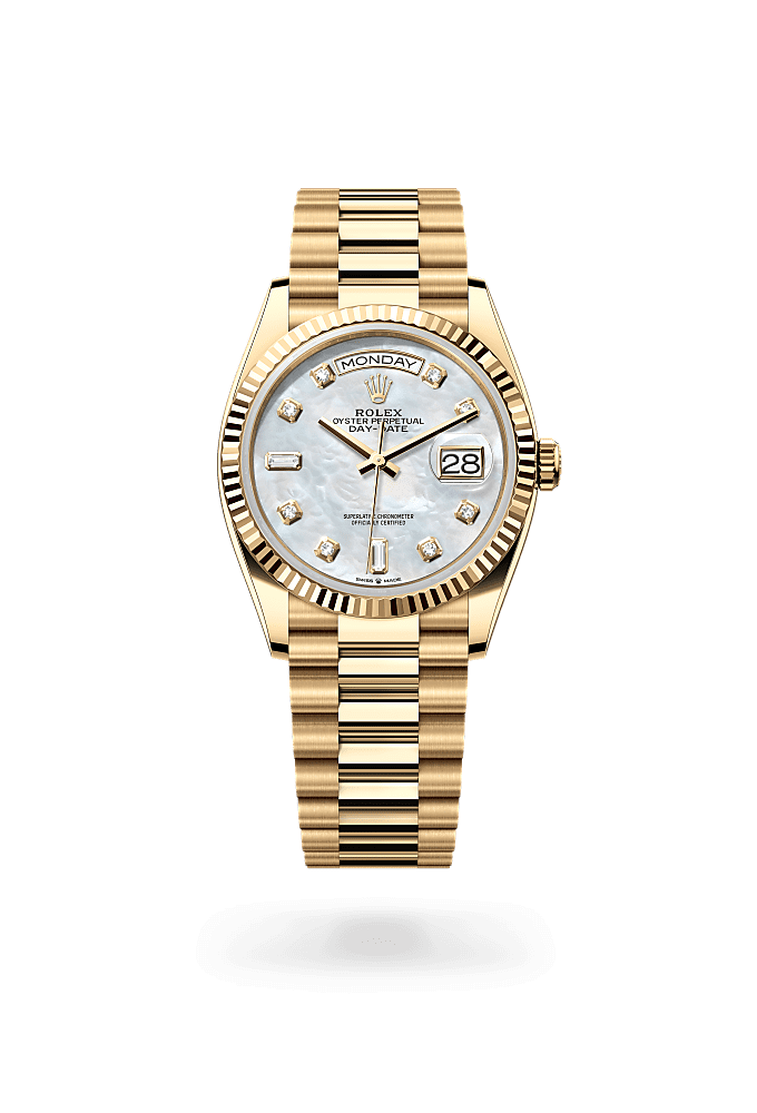 Day-Date 36 - Oyster, 36 mm, yellow gold