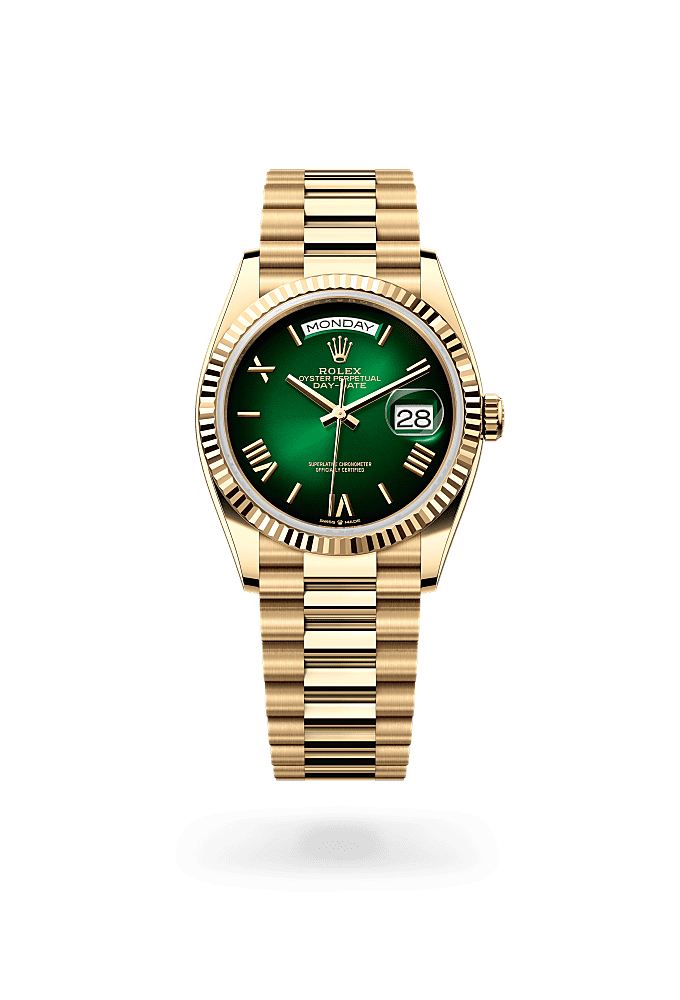 Day-Date 36 - Oyster, 36 mm, yellow gold