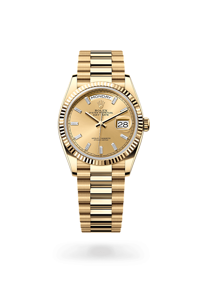 Day-Date 36 - Oyster, 36 mm, yellow gold