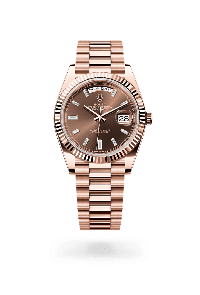 Day-Date 40 - Oyster, 40 mm, Everose gold
