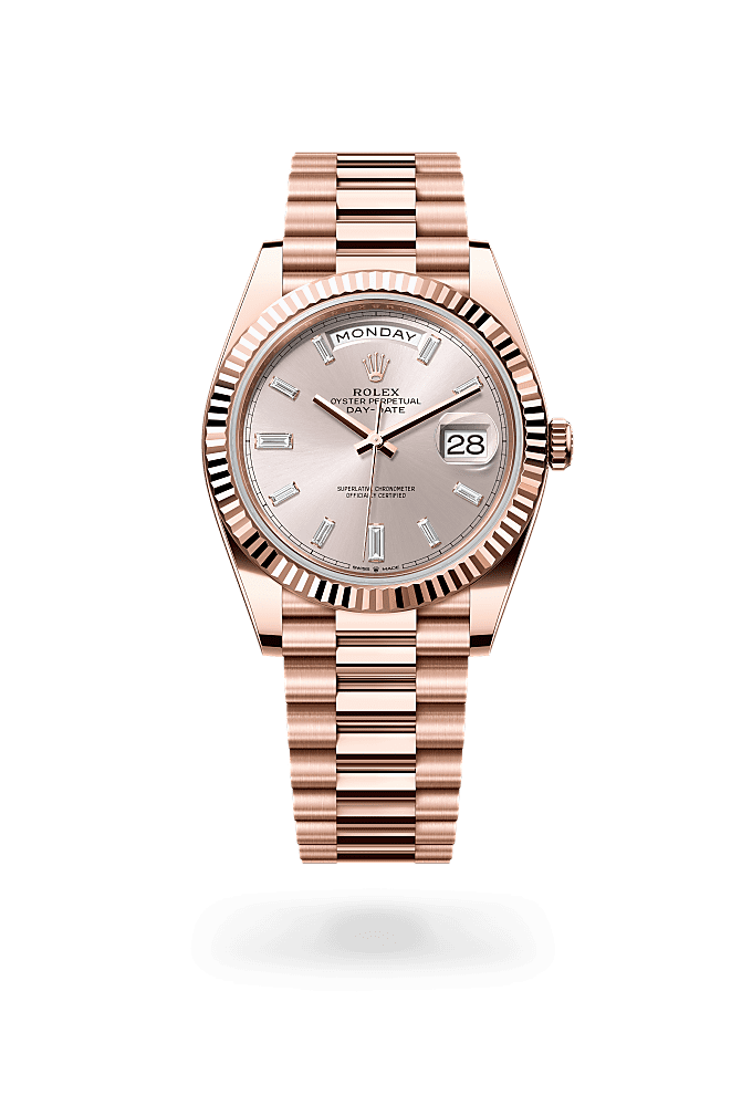 Day-Date 40 - Oyster, 40 mm, Everose gold