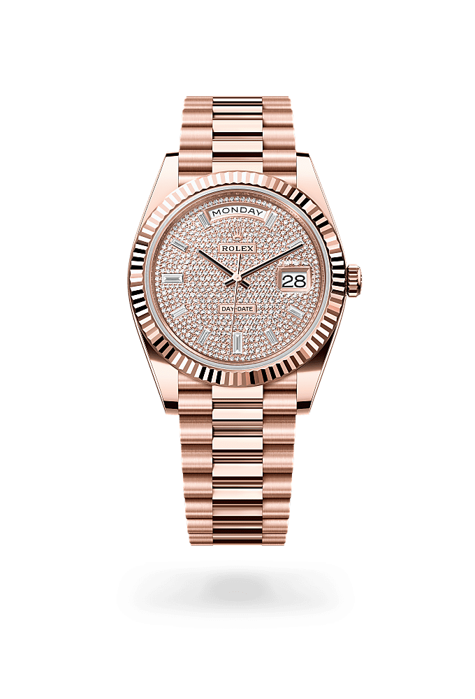 Day-Date 40 - Oyster, 40 mm, Everose gold
